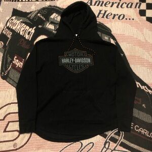 Harley Davidson Men’s Black Pullover Hoodie